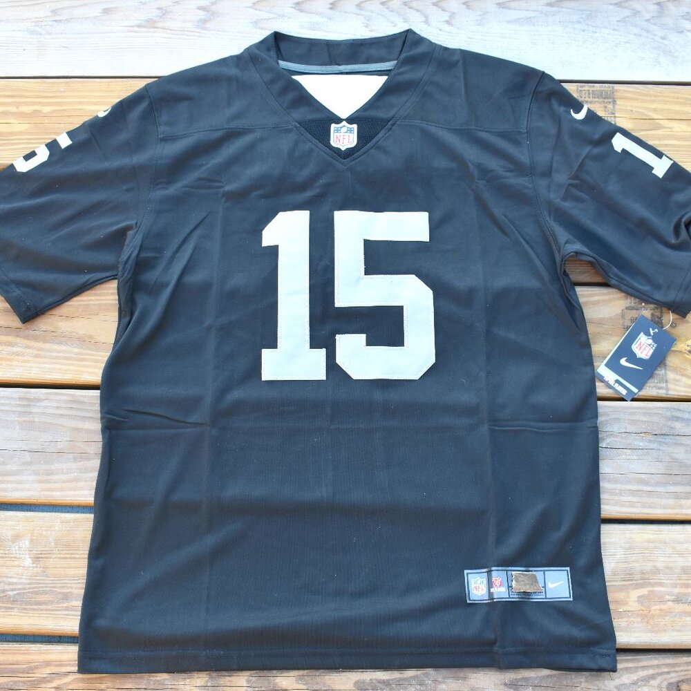New! Gardner Minshew II Las Vegas Raiders Black Football Jersey Adult Men's XL - Picture 2 of 2